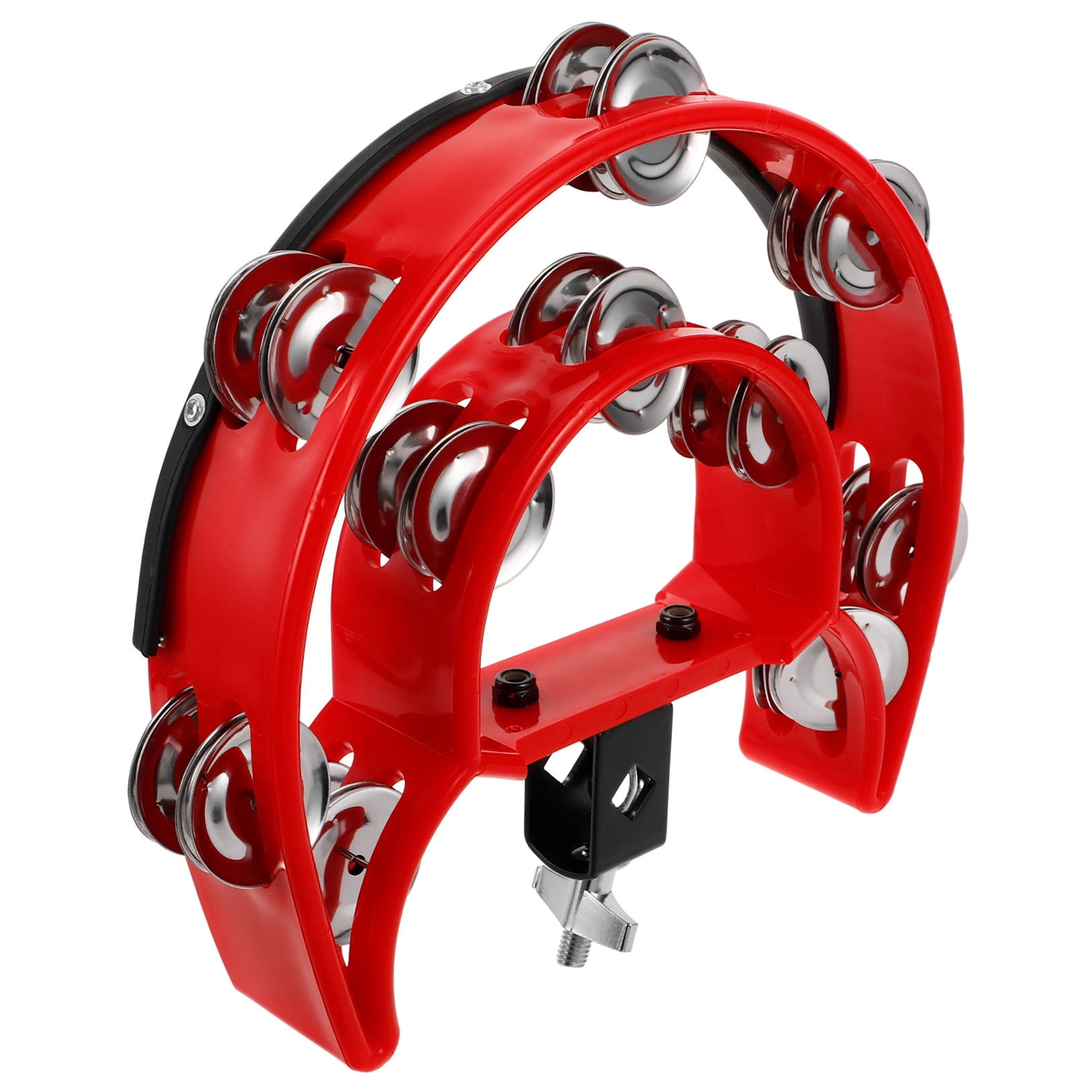 WHAMVOX Beginner Tambourine Drum Supply Drum Mountable Tambourine Instrument Music Instrument Tambourine Drum Instrument Tambourine