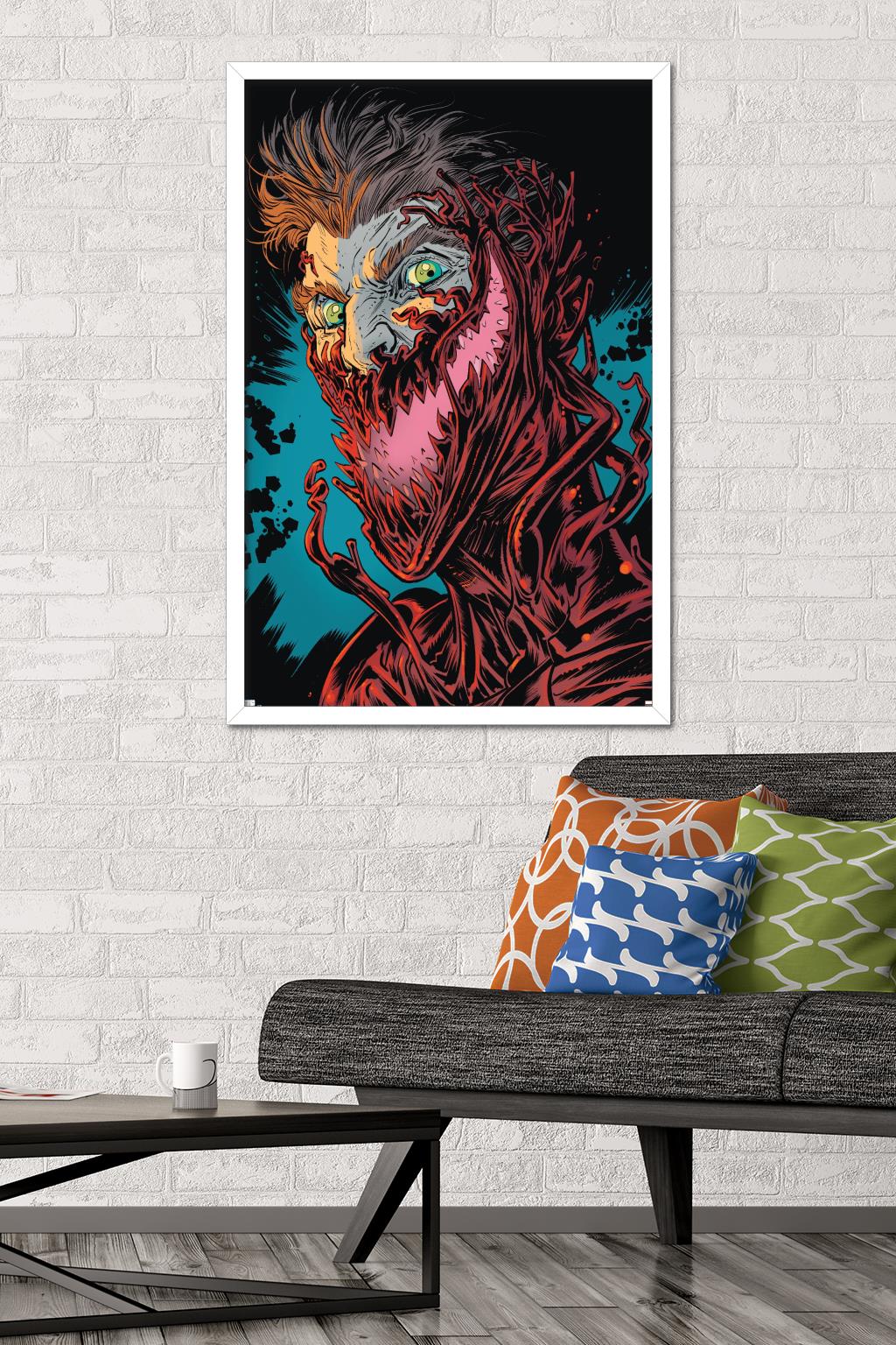 Marvel Comics - Carnage - Cletus Kasady Wall Poster, 22.375" x 34", Framed