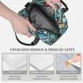 thumbnail image 3 of Fuzoiu Colorful Fishing Baits Print Insulated Lunch Bag for Women Men Large Reusable Lunch Box Adult Leakproof Portable Cooler Tote Bags for Work Picnic, 3 of 7