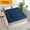 navy blue, variant on FISHDRU Light Green Color Memory Foam Mattress Pads, Queen - Breathable