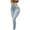 Light Blue, variant on SRZYMJ Elastic Waist Jeans for Women Classic Women's Denim Jeans High Waisted Trousers Slim Fit Casual Comfort Stretch Pencil Pants for