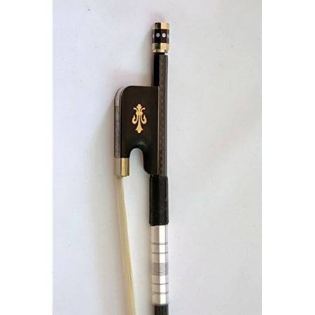 Mountable Full Size 4/4 Cello Bow Braided Carbon Fiber Best Gift for