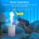 thumbnail image 2 of Blanco - Humidificador de aire de 1 pieza, mini humidificador ultrasónico con 2 modos de pulverización ajustables, apagado automático y luz nocturna colorida, humidificador portátil USB para hogar y o, 2 of 5