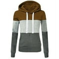 thumbnail image 1 of WEAIXIMIUNG Sweat à Capuche Décontracté pour Femmes Saint-Valentin Patchwork Blouse à Capuche Pull Tops, 1 of 2