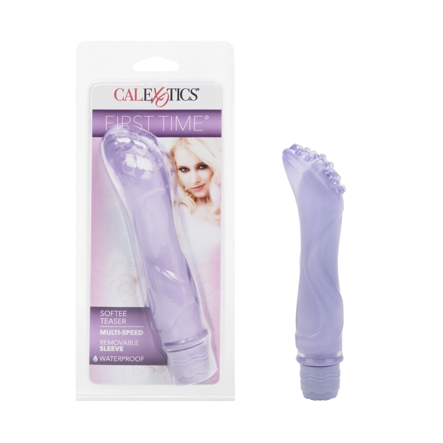 CalExotics First Time Multi-Speed Softee Teaser Vibrator - Purple