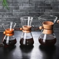 thumbnail image 1 of Minimalist Home Drip Coffee Maker Set with Glass Filter Cup - Compact 600ml Round-Bottom Pot for Daily Brewing, Portable Small Household Use, Modern Aesthetic Design, Affordable 5-10 Yuan Value, 1 of 5