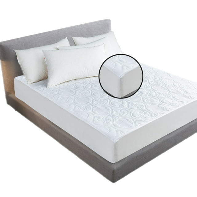 Matsuzay Colchón impermeable Cojín de cama de algodón transpirable Cubierta protectora de estera Juegos de cama 39x75+18 pulgadas Matsuzay HA001320-01B