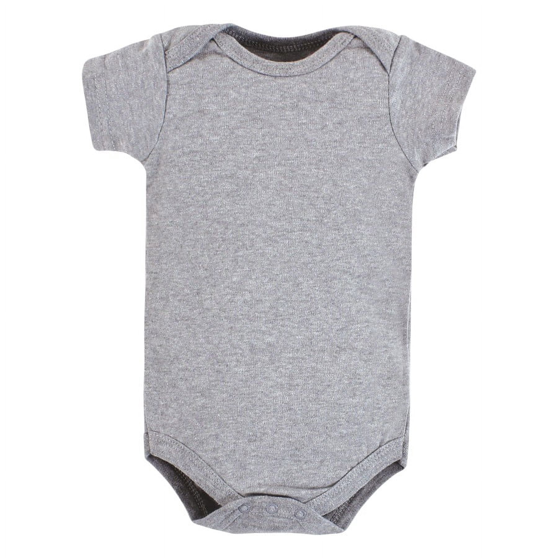 Hudson Baby Cotton Bodysuits, Animal Adventure, 12-18 Months