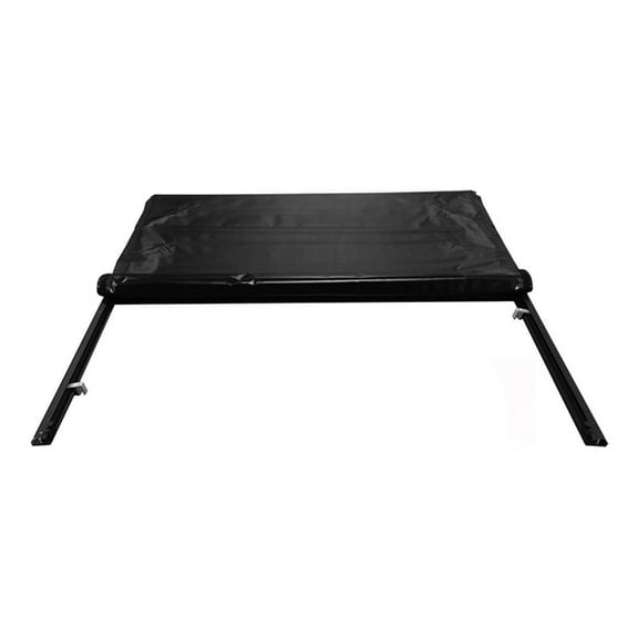 Ikon Motorsports 8 Feet Long Bed Lock Soft Roll Up Tonneau Tonno Cover Compatible with 2002-2017 Dodge Ram 1500 With 8ft Bed & 2003-2017 Dodge Ram 2500 3500