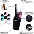 thumbnail image 5 of Zenifit Yoga Mat Bag, Long Tote with Pockets for your Yoga Accessories, Yoga Bag with Bonus Yoga Mat Strap Elastics, Holds your Pilates Mat, Color: Black and Lavender Bliss Yoga Mat Carrier for Women, 5 of 9