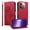 Red, variant on Flip Phone Case for OPPO A5 Pro 4G, Kickstand and 3 Card Slots, Shockproof and Scratch Resistant, Blue