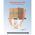 thumbnail image 6 of VEVOR Electric Lifting Column System, 260 lbs Lift Table, 14.2-31.1 in Height Range, Three-stage Adjustable Desk Column, Telescopic Table Leg, Comes with Power-Supply Option to Control up/Down Motion, 6 of 9