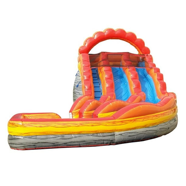 inflatable slide with blower