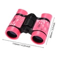thumbnail image 2 of Uxcell Binoculars 4X30 Compact Folding Shockproof Binoculars with Neck Strap Pink, 2 of 6
