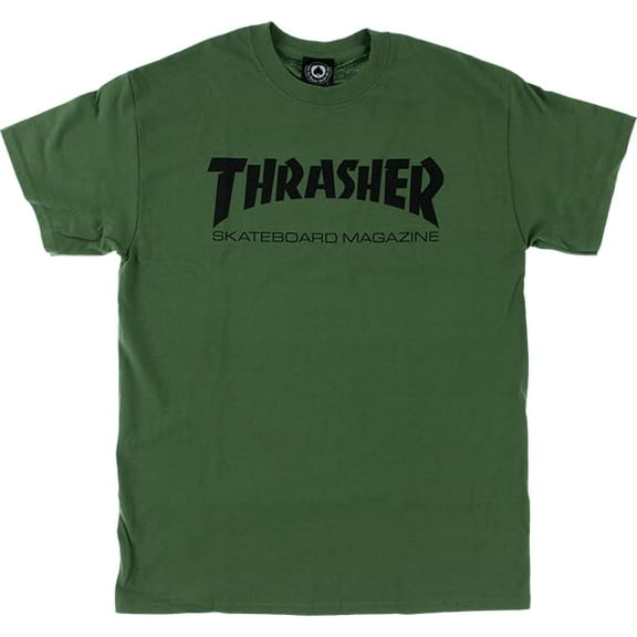 Thrasher Skate Mag Short Sleeve Extra Large Army/Black