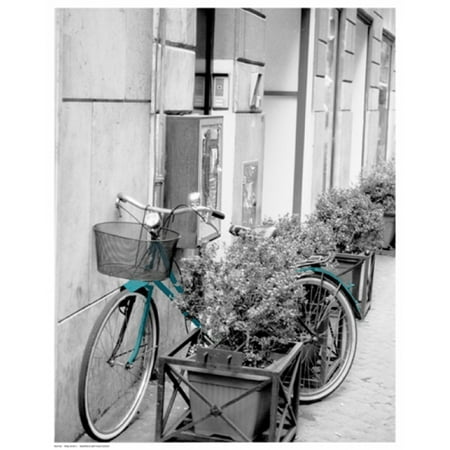 15 Poster Print - Teal Bike II Poster Print (12 x 15)