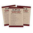 thumbnail image 1 of Inkdotpot Gender Neutral 50-PackWho Knows Mommy BestRustic Kraft Baby Shower GameCards Lumberjack FunActivity Cards, 1 of 4