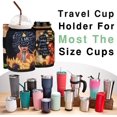 thumbnail image 5 of Luggage Cup Holder for Suitcases Travelers Accessories Carry on with Cup Holder Airplane Attachment Drinks Carrier Magic Tape Cup Portable Holder for Luggage Hold Two Coffee Mugs, 5 of 6