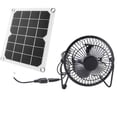 thumbnail image 1 of yeacher 5W 6V Solar-Powered Car Ventilation Fan with 6W Solar Panel, Black, Compact & Energy-Efficient Design, 1 of 6