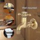 thumbnail image 4 of G1/2 Wall Mount Vintage Solid Brass Faucet, 4 of 5