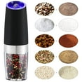 thumbnail image 1 of Battery Operated Stainless Steel Pepper or Salt Grinder (Size 7.9” x 2”), 1 of 5
