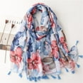 thumbnail image 2 of Cotton And Linen Scarf Women Fashion Wrapped In European AmericanSstyle Color Sunscreen Scarf Long Decorative Shawl Fashion Lady, 2 of 5