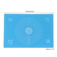 thumbnail image 4 of Dough Mat, Silicone Dough Mat Portable Baking Mat, For Cooking Kitchen Use Baking Home Use Blue, 4 of 8