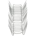 thumbnail image 4 of 100 Pcs Greenhouse Fixing Clips,Stainless Steel W-Type Clips,Garden Greenhouse Glazing Clips,Spring Clips,Wire Fixing Clips,Garden Stainless Steel Nails Outdoor Greenhouse Accessories Overlapping Clip, 4 of 6