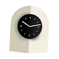thumbnail image 2 of veasfak Non Ticking Small Clock Creative Analog Alarm Clock for Travel Desk Bedroom White, 2 of 9