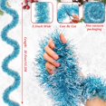 30 Feet Christmas Tinsel Garland Metallic Twist Garland Frost Tip