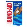 Band-Aid Brand Flexible Fabric Adhesive Bandages, Assorted, 30 ct (Pack of 3)