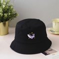 thumbnail image 3 of BANGTAN 10TH ANNIVERSARY FESTA Bucket Hat Hombres Y Mujeres Moda Beanies Whale Print Protector Solar Sombrero Pareja Gorra, 3 of 4