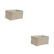 thumbnail image 3 of Caja de Almacenamiento Plegable Bearachild Tela Beige 31*21*13 2Conjunto, 3 of 6