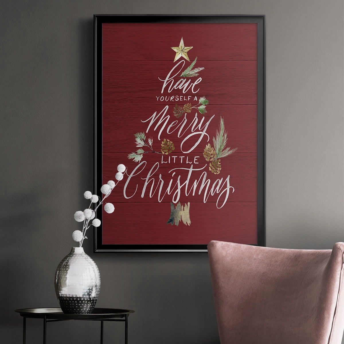 Merry Little Christmas Premium Classic Framed Print - Ready to Hang