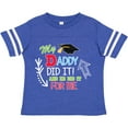 thumbnail image 3 of Inktastic My Daddy Did It and He Did It for Me with Graduation Cap Boys Toddler T-Shirt, 3 of 5