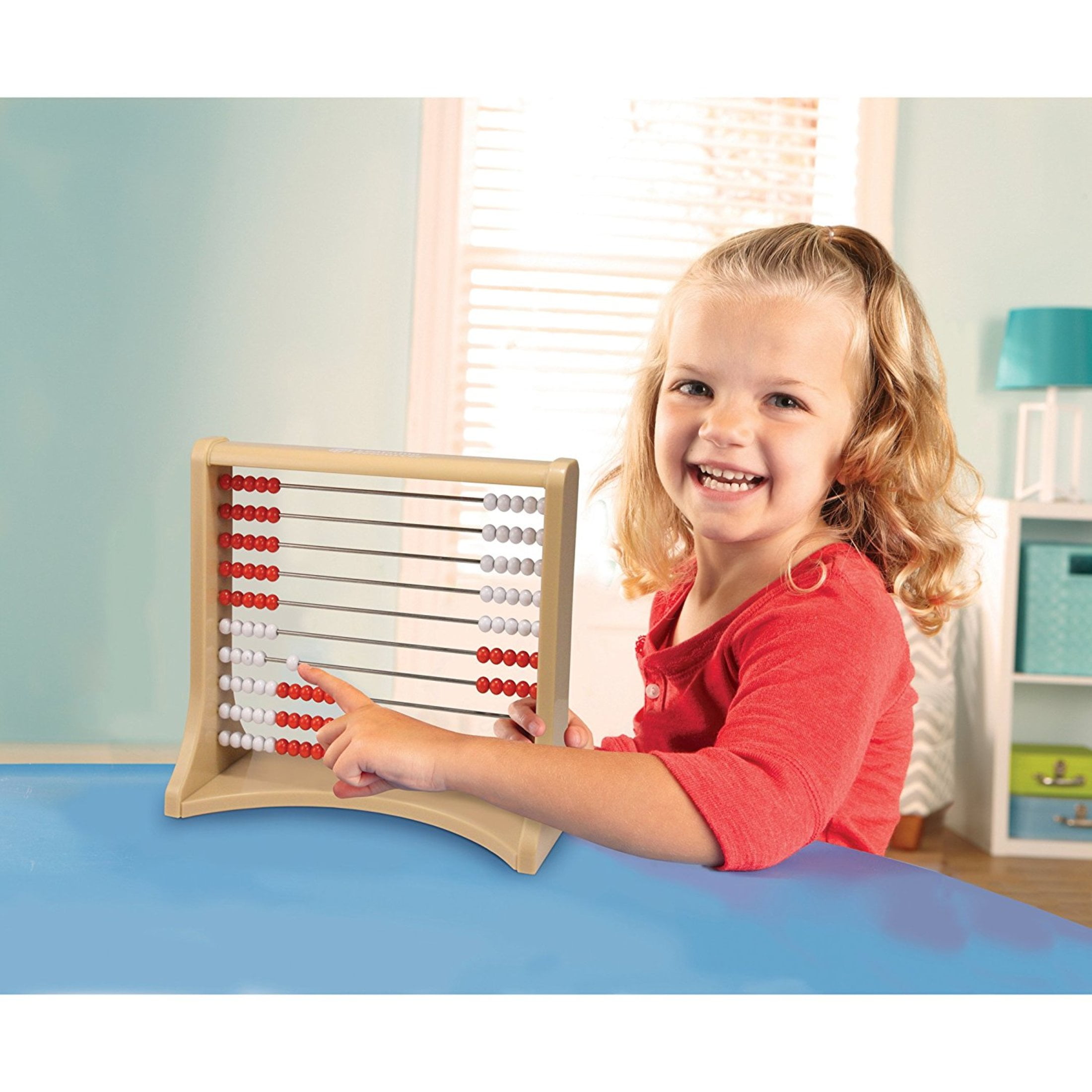 Learning Resources 10-Row Rekenrek Counting Frame, Math Manipulatives, Ages 5+