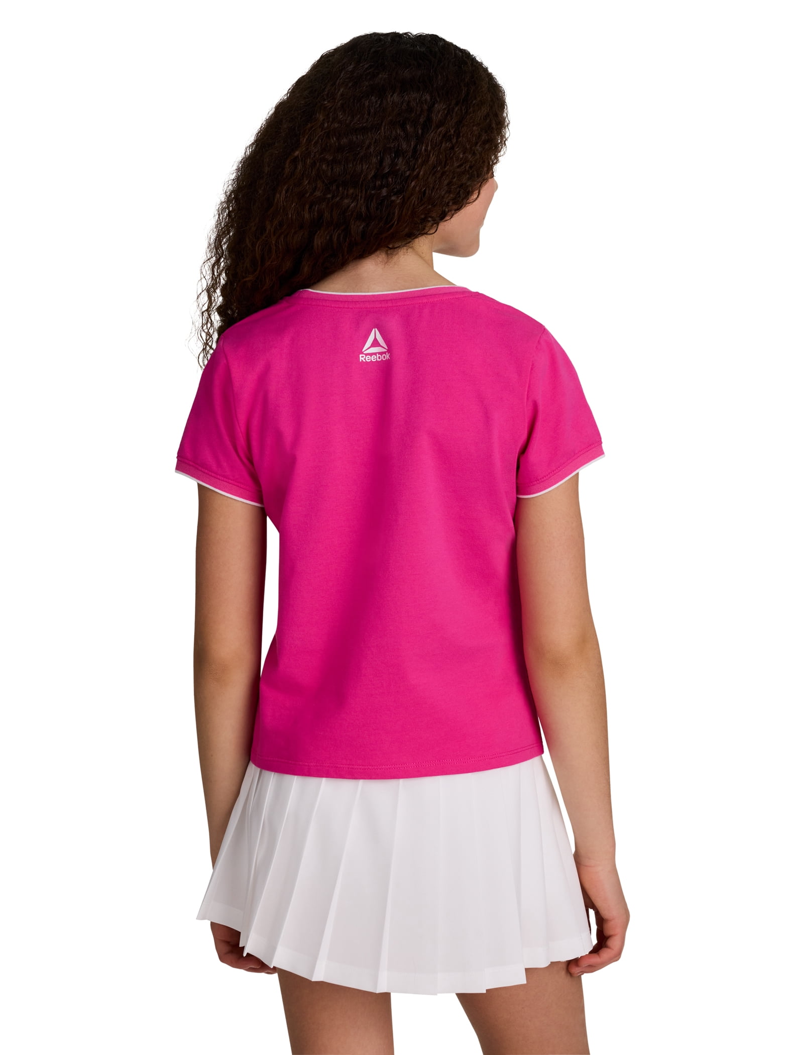 Reebok Girl’s Performance Short Sleeve Pivot T-Shirt, Sizes 4-18