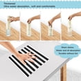 thumbnail image 4 of Haosy 6 Packs Kitchen Dish Towels Soft Absorbent Black and White Striped Dish Cloths 11"x11", 4 of 9