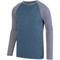 thumbnail image 1 of Kinergy Tee-Shirt Raglan Manches Longues Deux Couleurs L Marine Chiné/graphite Chiné, 1 of 1