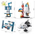 thumbnail image 3 of HUIQIBAO Mini Fusée d'Aviation Pilotée Modèle Blocs de Construction Station Spatiale Aérospatiale Briques Ville Jouets de Construction pour Enfants, NO.82 Sans Boîte, 3 of 9