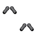 thumbnail image 2 of Calcetines de yoga Sonducket 1 par cortos para fitness Negro 2Conjunto, 2 of 6