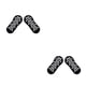 thumbnail image 4 of Jumpingount 1 par de calcetines de Yoga diseño Simple Color sólido calcetines cortos ejercicio Fitness verano primavera calcetería accesorio de Negro 2piezas, 4 of 6