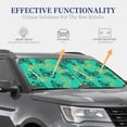 thumbnail image 4 of Saiise Papillons Dorés Pailletés pour Pare-Soleil de Voiture Pliable (Lot de 2) Offre Protection Solaire avec un Design Pliable Facile pour Pare-Brise Pratique - Grand, 4 of 6