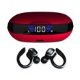 thumbnail image 2 of Bearachild 1 par de auriculares inalámbricos compatibles con Bluetooth IPX6 Auriculares recargables impermeables Control de voz Auriculares Cables de audio/vídeo Rojo, 2 of 6