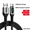 thumbnail image 2 of 120W6A USB to Type-C Data Cable with Fast Charging, Type C Cable with LED Digital Display, Intelligent Power-Off and Overcharge Prevention for Phone, 2 of 8
