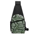 thumbnail image 3 of Disketp Sling Backpack,Multipurpose Crossbody Shoulder Bag Travel Hiking Daypack-Green Snakeskin, 3 of 6