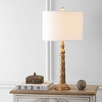 JONATHAN Y Blanche 28.7" Resin LED Table Lamp, Antique Gold, JYL3032A