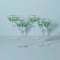 thumbnail image 2 of Lenox Holiday Decal 4-Piece Martini Glass Set, 2.20, Red & Green, 2 of 4