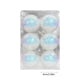 thumbnail image 3 of Juego de 6 bolas de Navidad, blanco, 3 of 6