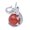 Red Agate, variant on Natural Elephant Chakra Stone Crystal Sphere Pendant Charms Reiki Healing Amulet-Red Agate